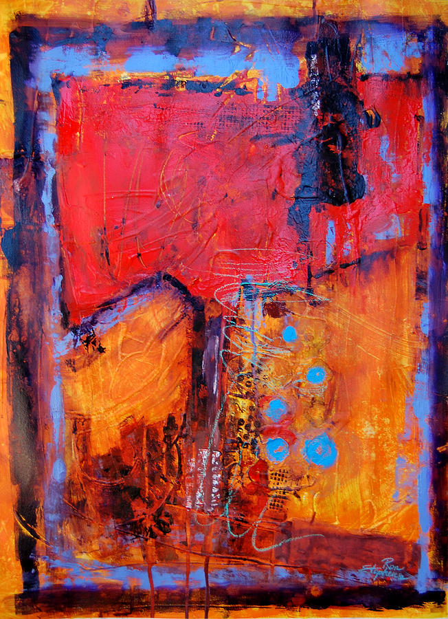 Burning Tree Painting by Ron Stephens Fine Art America