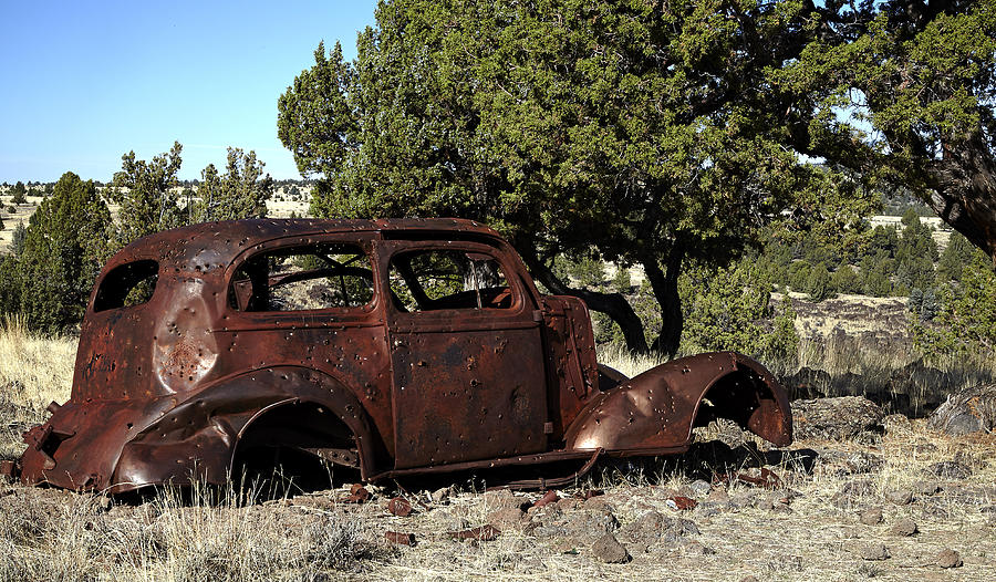 Burnt Car Photograph