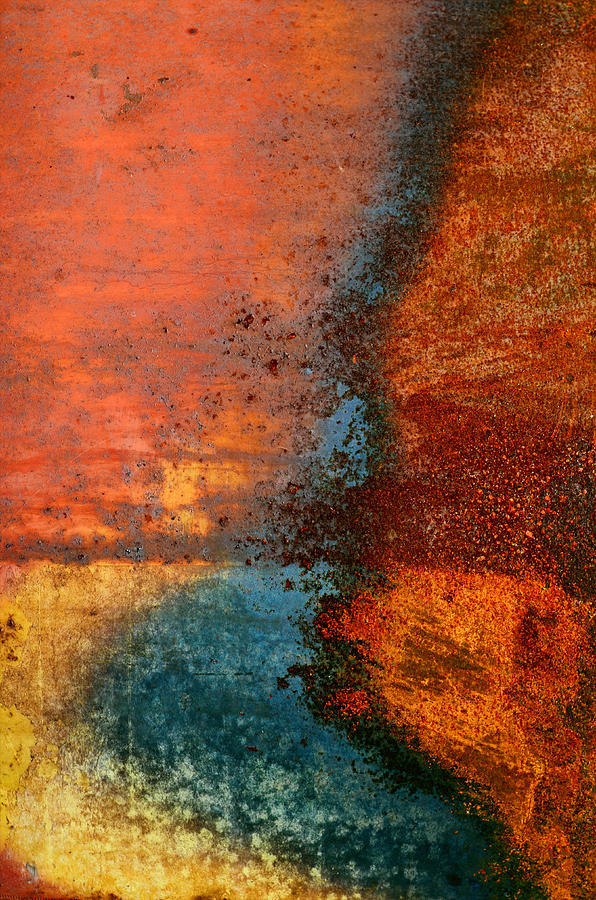 Abstract Photograph - Burnt Orange by Tom Druin