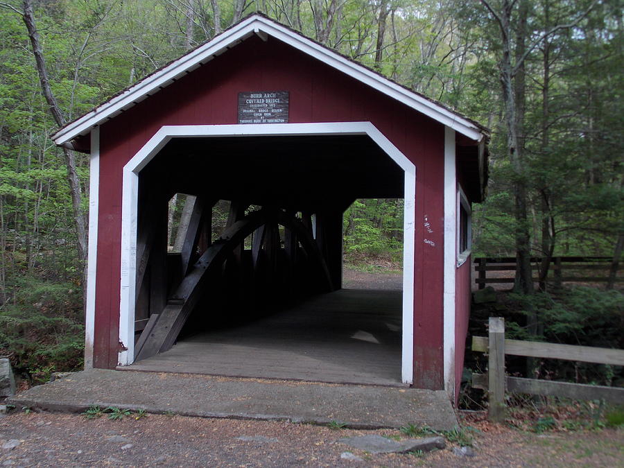 Burr Arch Covered Bridge Photograph by Catherine Gagne