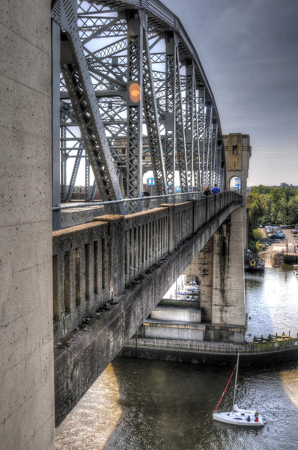 Portrait Photograph - Burrard Bridge Detail by Doug Farmer