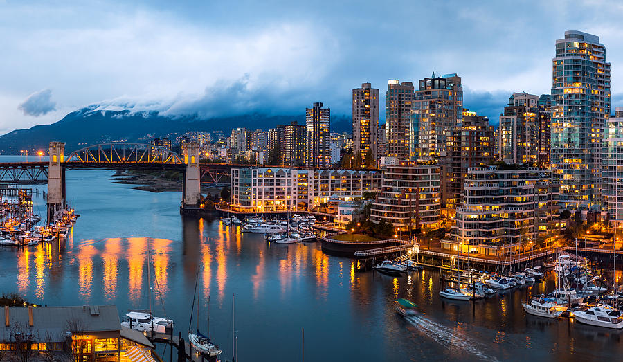 Burrard Bridge, Vancouver, British Columbia, Canada Photograph by Joe Daniel Price