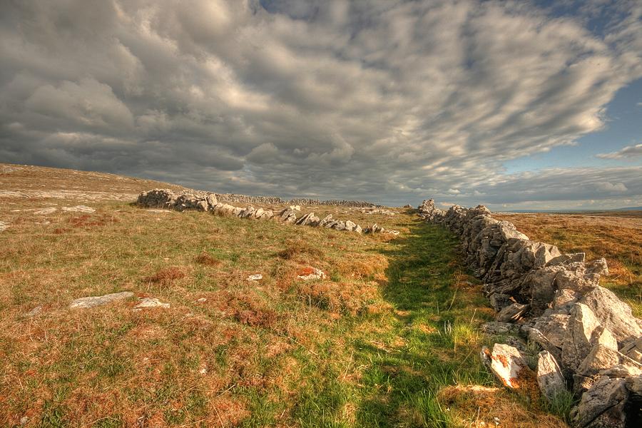 Burren Stone Walls Photograph by John Quinn