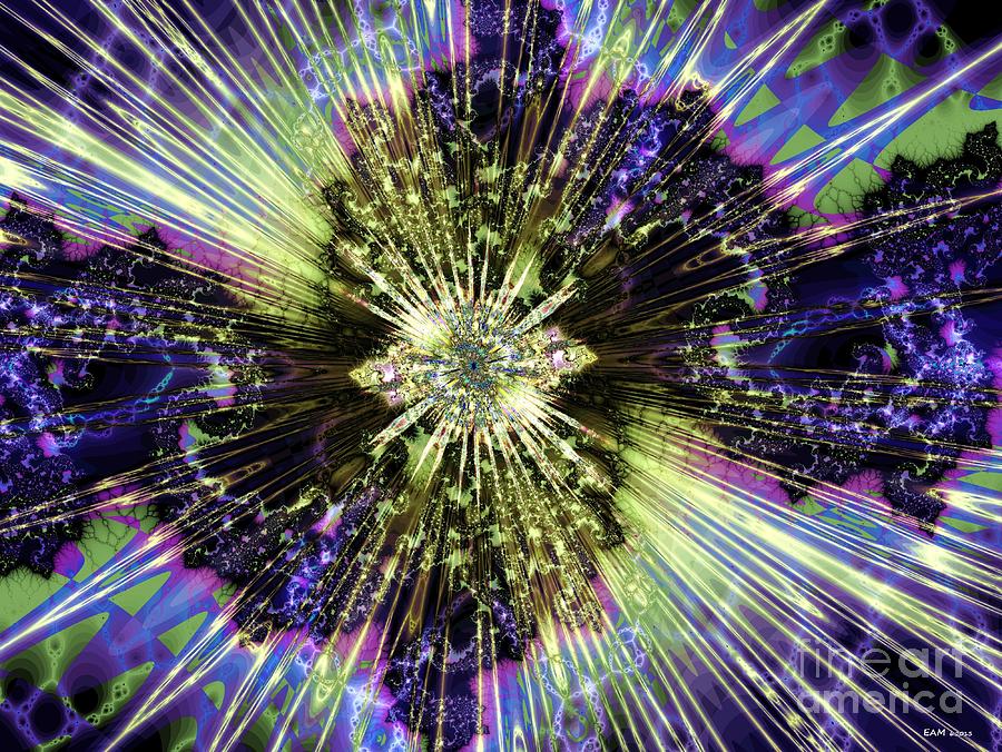 Imagery Digital Art - Burst by Elizabeth McTaggart Imagery Digital Art - Burst by Elizabeth McTaggart