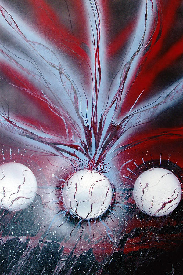 Abstract Painting - Burst by Jason Girard