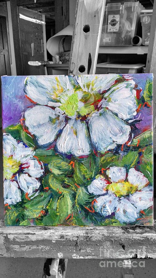 Flower Painting - Burst by Susan Fisher