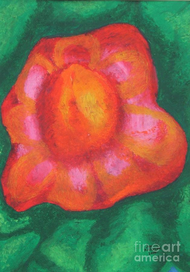 Bursting Bloom Drawing by Jon Kittleson