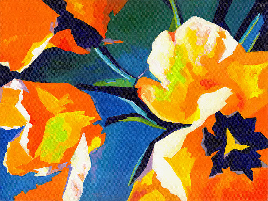 Bursting Colors  Painting by Tanya Filichkin