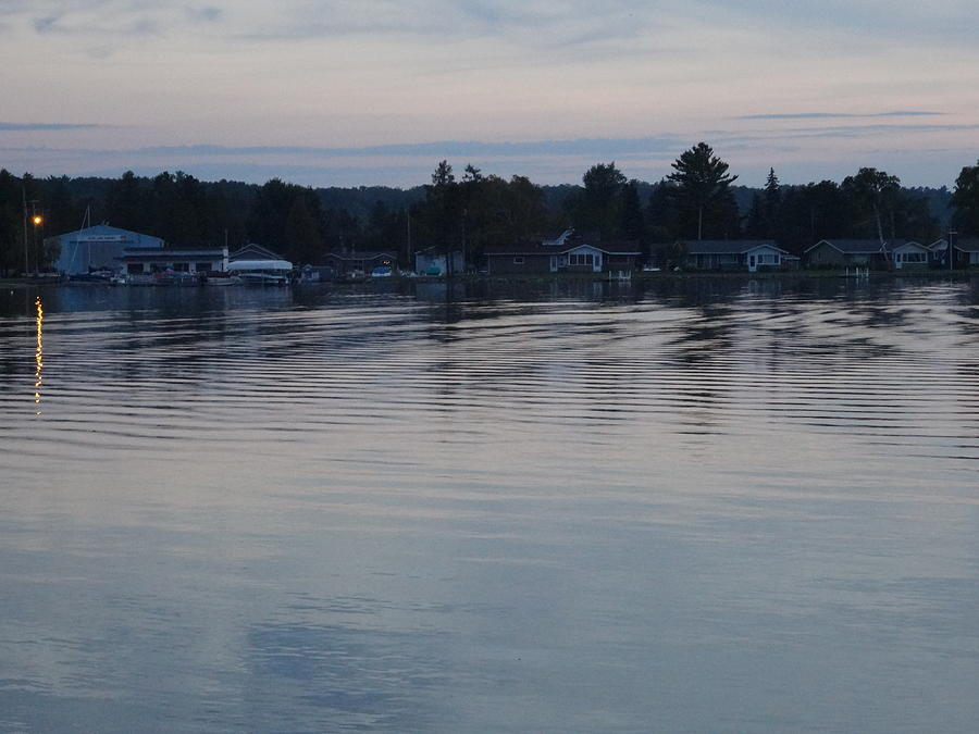 Burt Lake after Sunset Photograph by Kathleen Luther