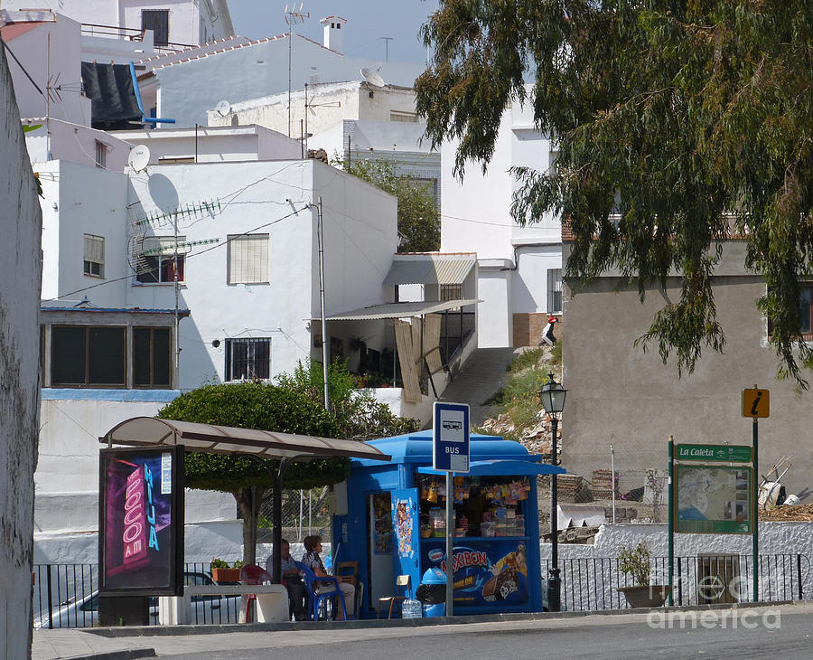 Bus Stop Shop - La Caleta Photograph by Phil Banks