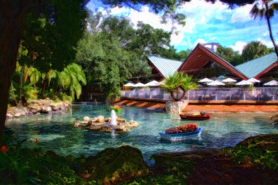 Busch Gardens Tampa Lake Photograph