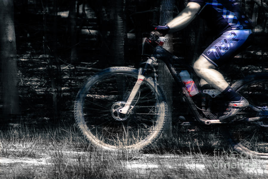 Cycling Photograph - Bushwacker by Steven Digman Cycling Photograph - Bushwacker by Steven Digman