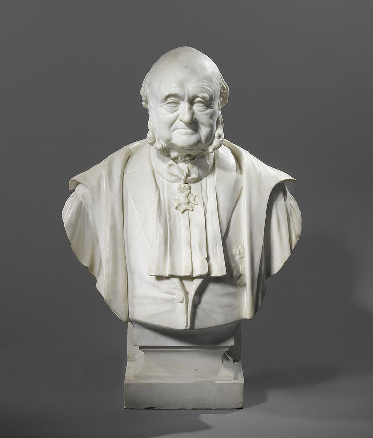 Bust Dr. Nicolaas Beets 1814-1903, Literaire Man Drawing by Quint Lox ...