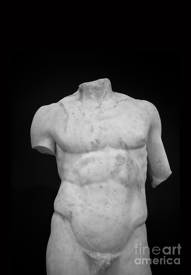 Greek Photograph - Bust by Edward Fielding