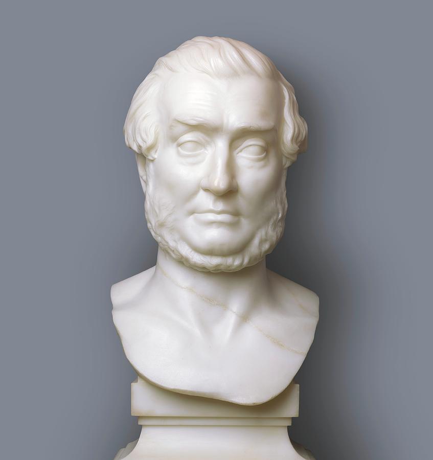 Bust Of Henry Bence Jones English Chemist Photograph by Royal Institution Of Great Britain / Science Photo Library