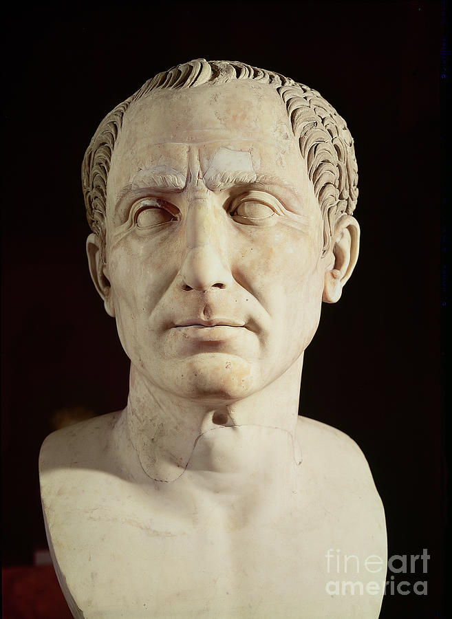 Julius Caesar Sculpture - Bust of Julius Caesar by Anonymous