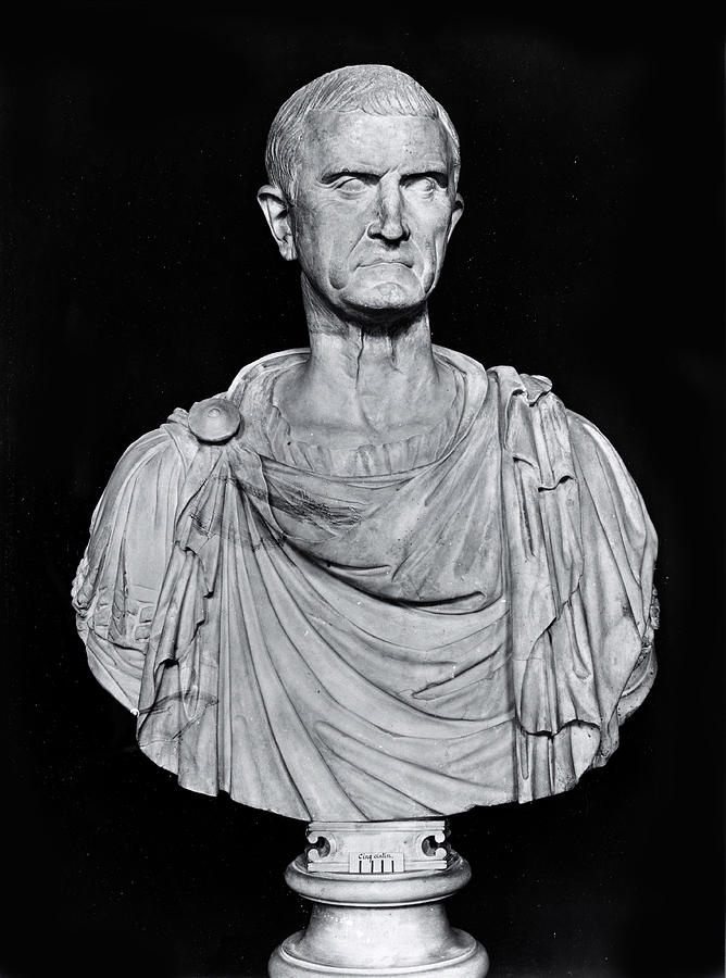 Bust Of Marcus Licinius Crassus Photograph by Roman
