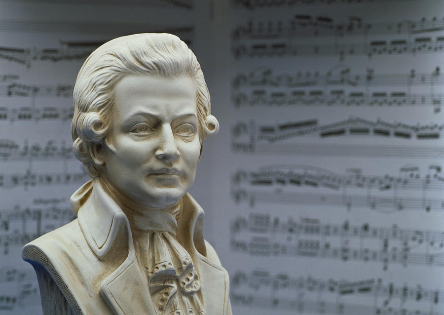 Bust Of Mozart Photograph by Benelux Press BV