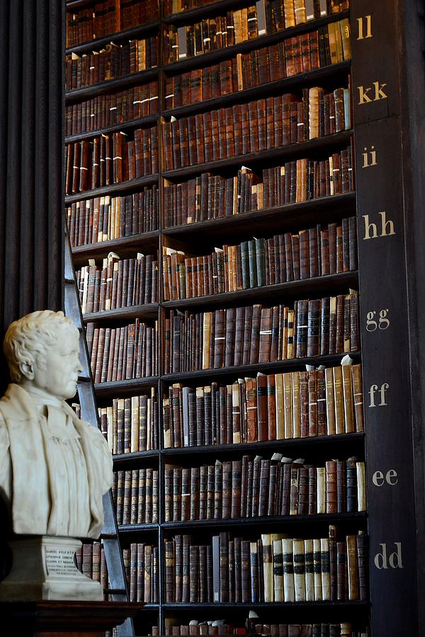 Bust of Samuel Kyle - Trinity Library Long Room Photograph by Nadalyn Larsen