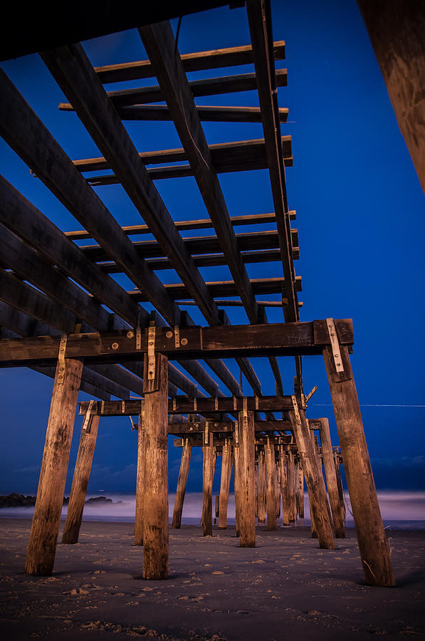 Pier Photograph - Busted Boards by Kristopher Schoenleber