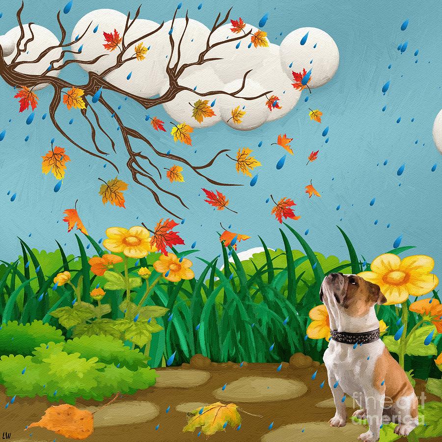 Fantasy Painting - Buster And The Tree by Liane Wright