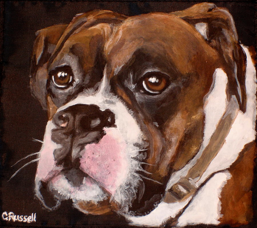 Buster Painting by Carol Russell