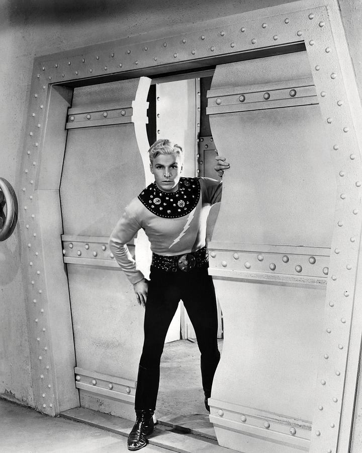 Flash Gordon Photograph - Buster Crabbe in Flash Gordon  by Silver Screen