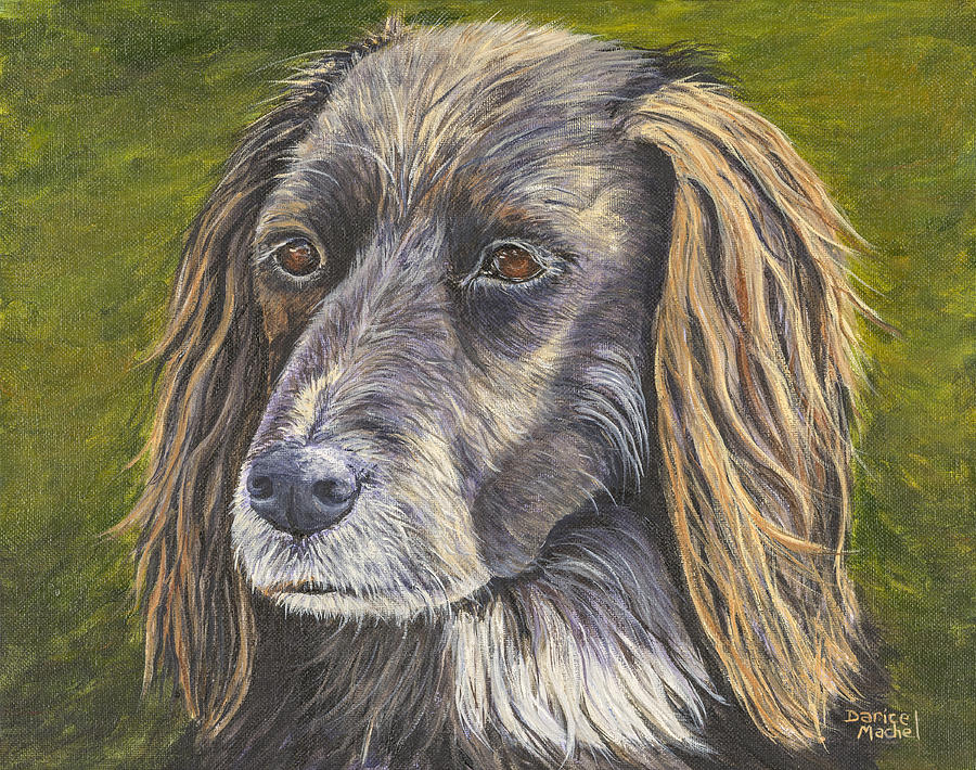 Dog Painting - Buster by Darice Machel McGuire