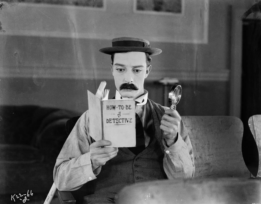 Buster Keaton in Sherlock Jr Photograph by Georgia Clare