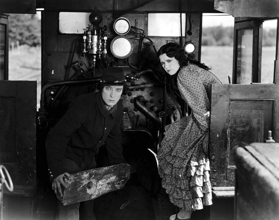Buster Keaton in The General Photograph by Georgia Clare