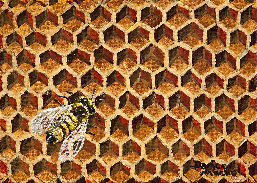 Busy Bee Painting by Darice Machel McGuire