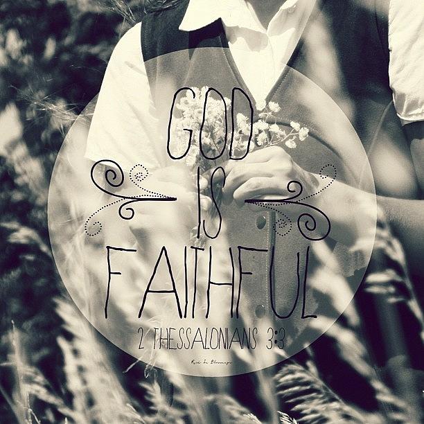 but The Lord Is Faithful, And He Will Photograph by Traci Beeson