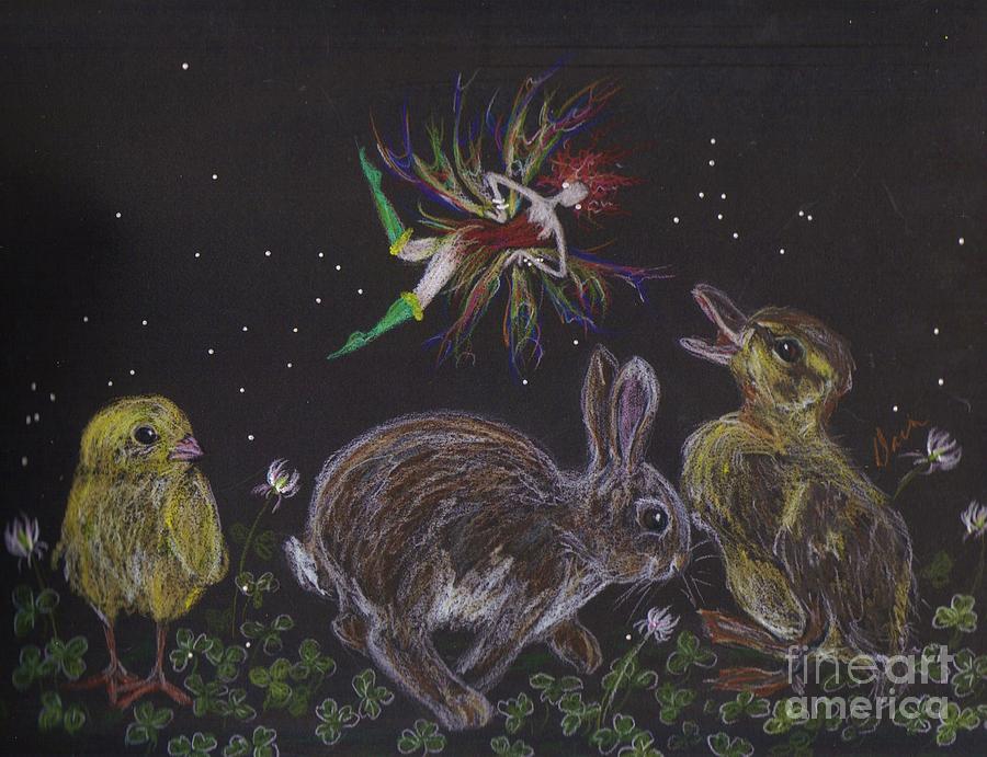 But we dont always like to play Duck Duck Gray Duck Drawing by Dawn Fairies