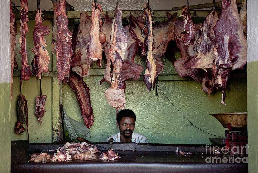 Butcher Shop In Harar Ethiopia Photograph by JM Travel Photography