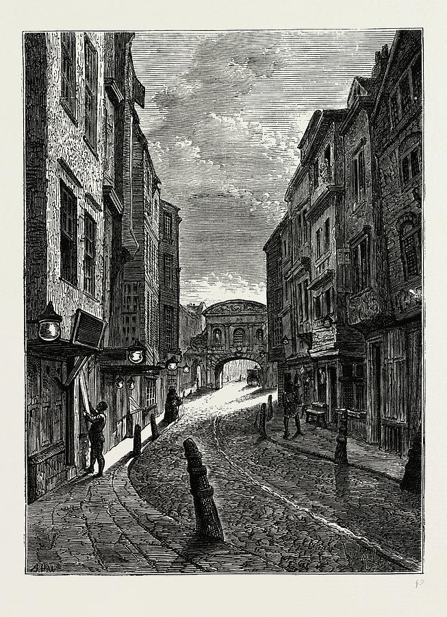 Butchers Row In 1800, London, Uk Drawing by Litz Collection Fine Art