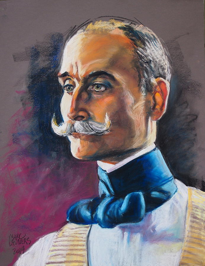 Portrait Drawing - Butler by Marc Lauwers