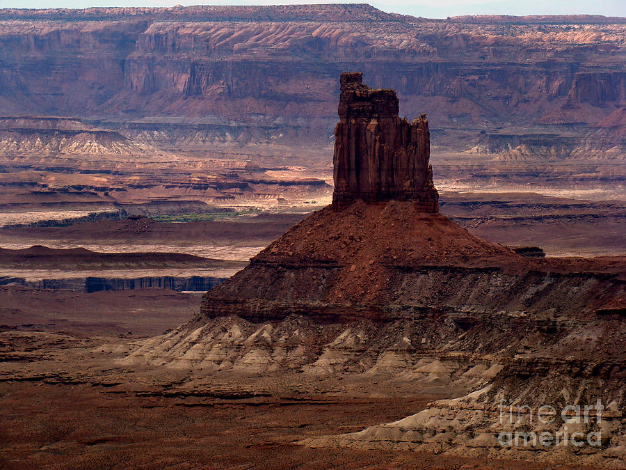 Nature Photograph - Butte at Capital Reef by Eva Kato