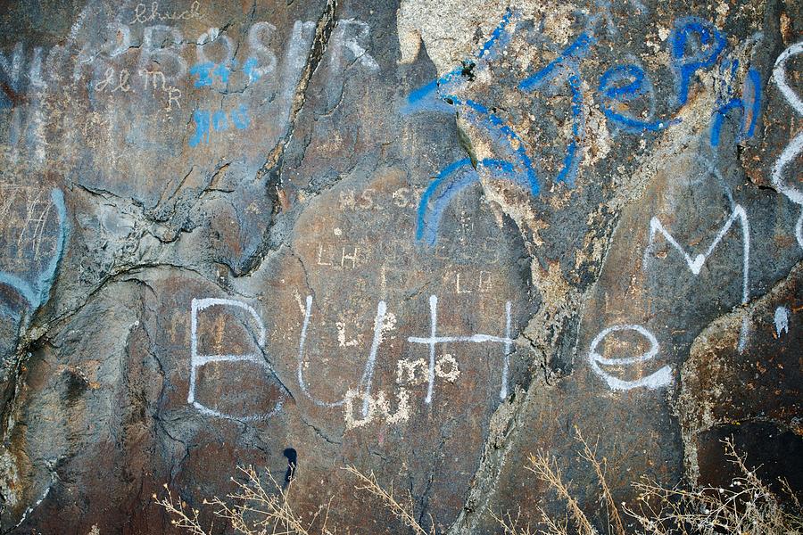Butte Graffiti Photograph by Kevin Bone
