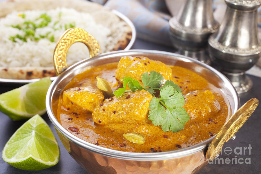Chicken Photograph - Butter Chicken Curry by Colin and Linda McKie
