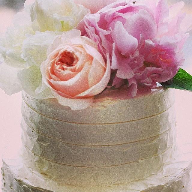 Buttercream An Flowers#weddingcake Photograph by Susan Findlay