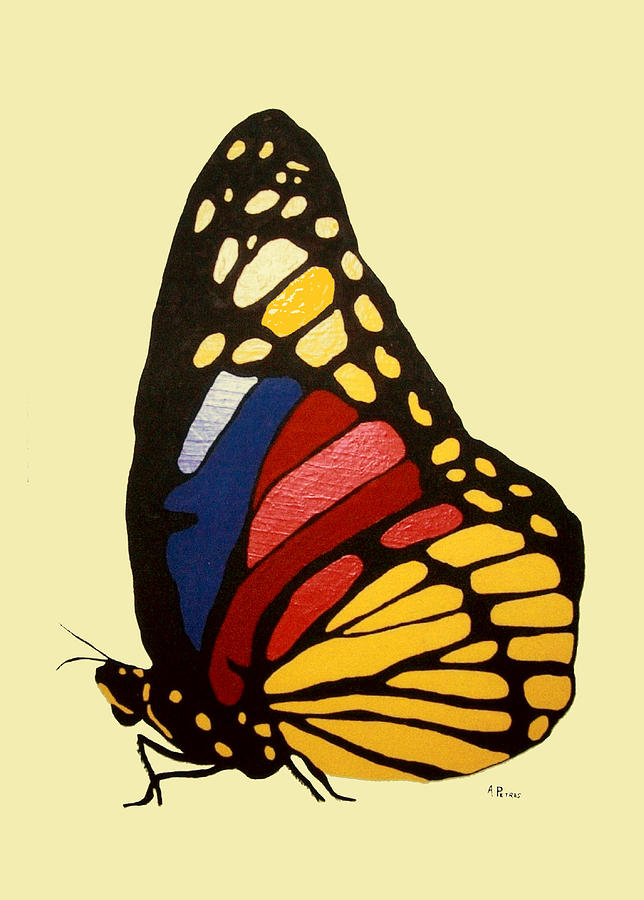 Butterfly Painting - Butterfly 1 by Andrew Petras