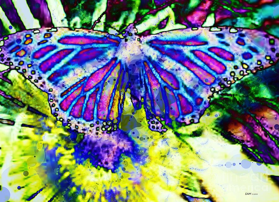 Butterfly 2 Digital Art by Elizabeth McTaggart
