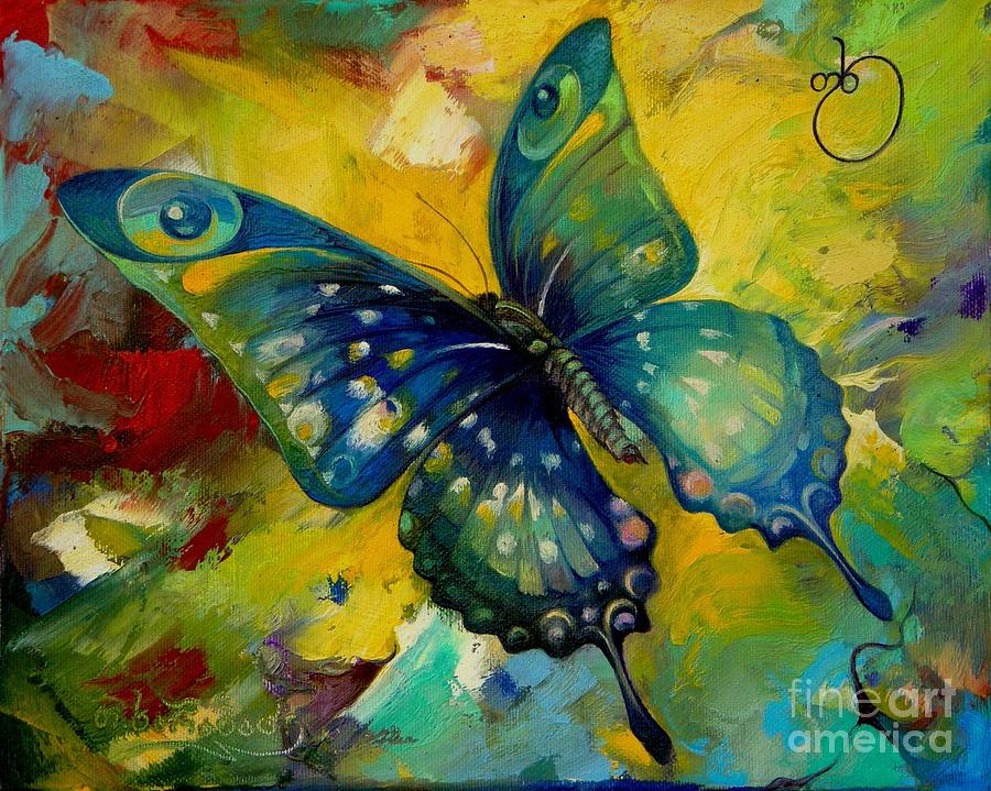 Butterfly 2 Painting by Teimuraz Kharabadze - Fine Art America