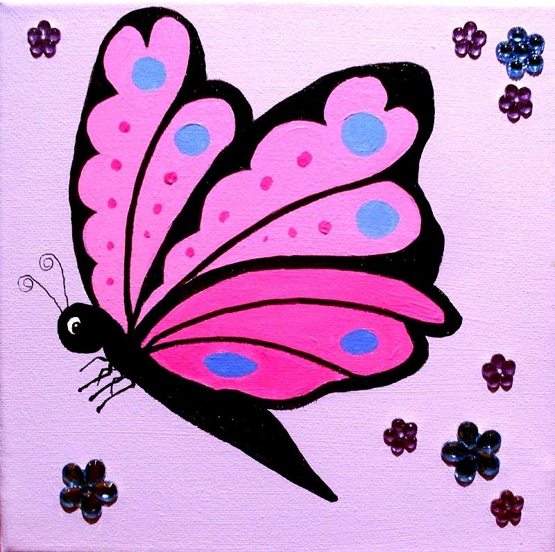 Butterfly 3 Painting by Anne Gardner