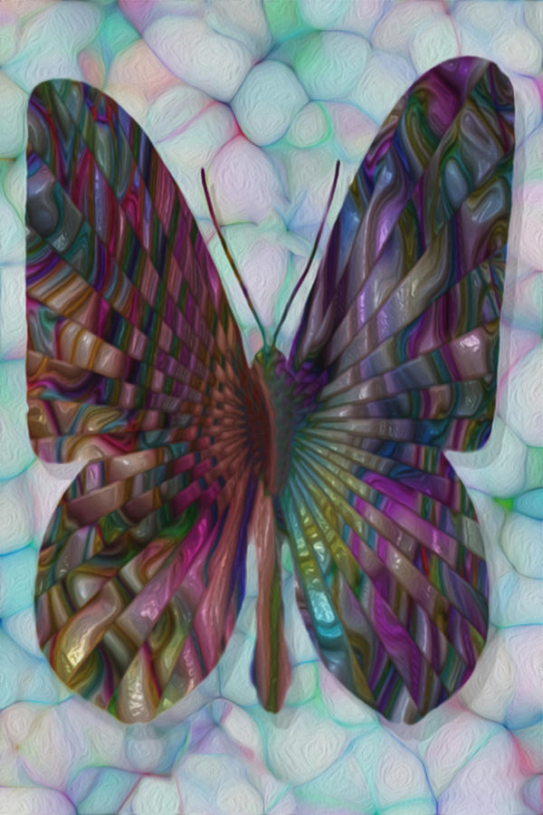 Butterfly Painting - Butterfly 3 by Jack Zulli
