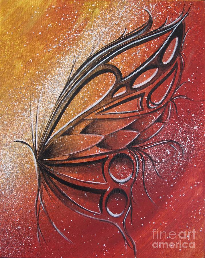 Butterfly 6 Painting by Reina Cottier
