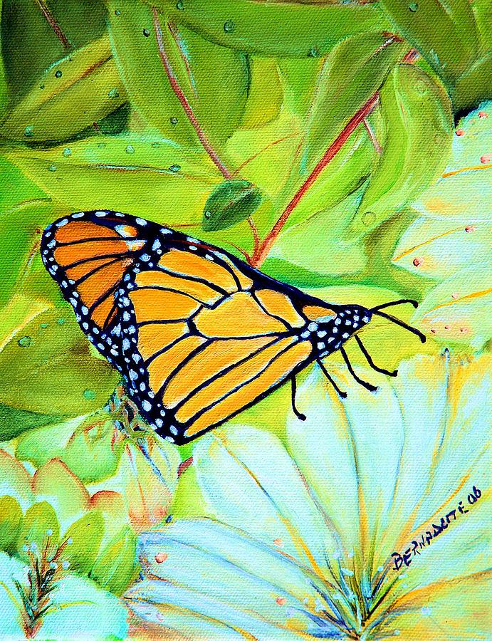 Butterfly Painting by Bernadette Krupa