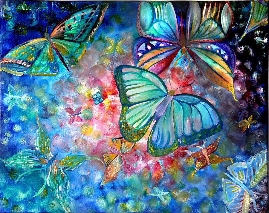 Butterfly Bouquet Painting by Stephanie Koenig - Pixels