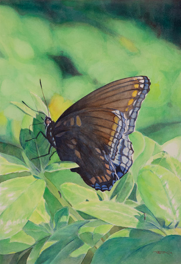 Butterfly Painting by Christopher Reid