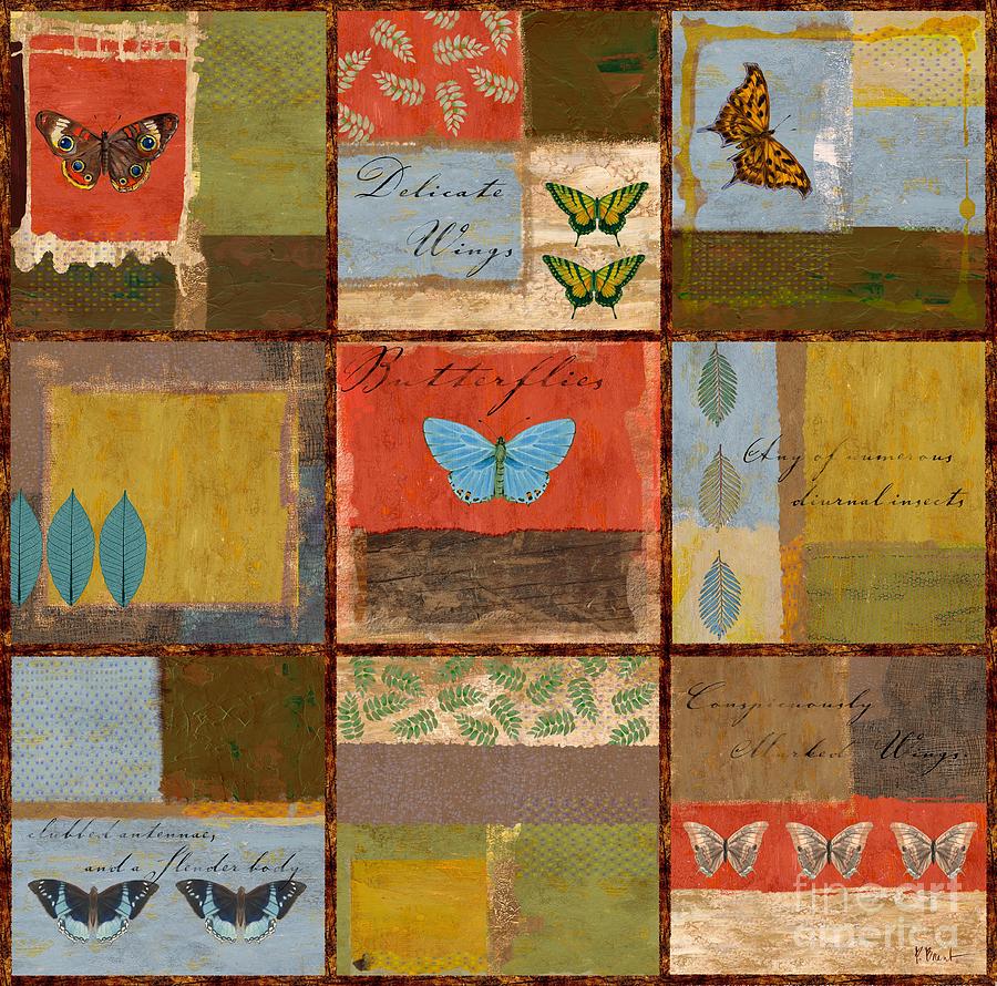 Butterfly Painting - Butterfly Collage by Paul Brent